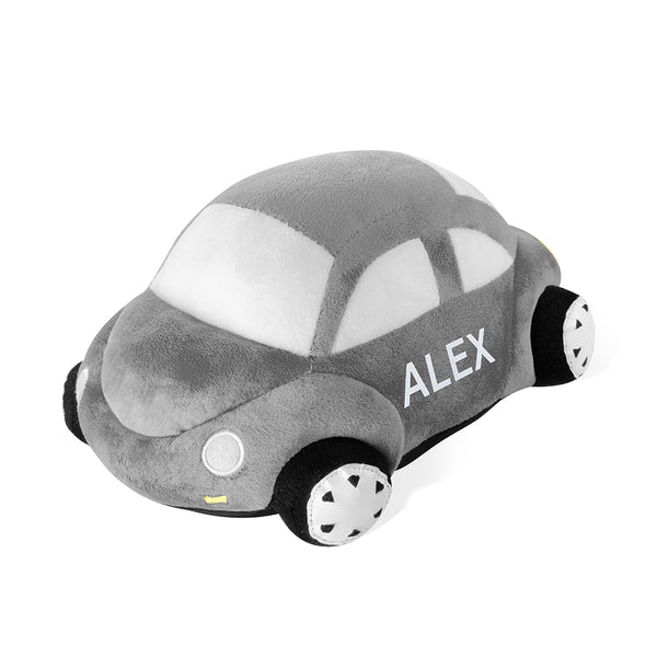 Personalized Car Soft Stuffed Toy Pillow, Car Style Plush Toy, Customized Name Plush Toy, Bedroom Decor, Gift for Kids/Car Lover