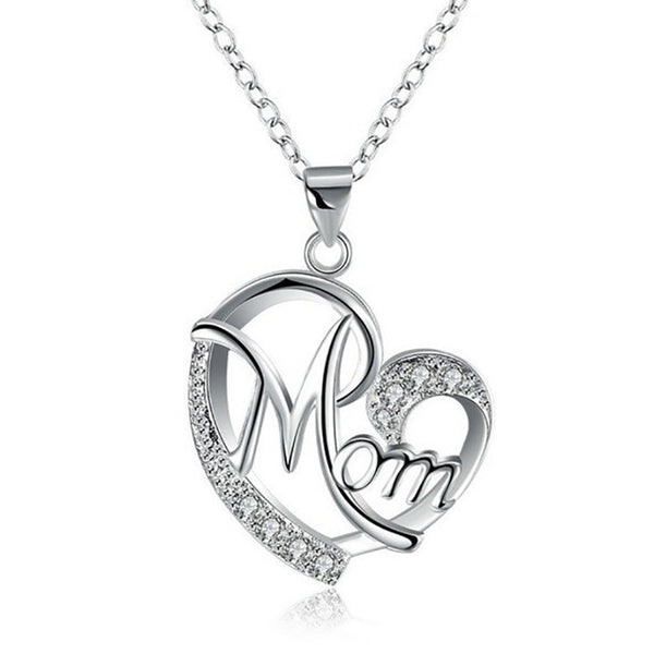 Mom Baby Letter Love Necklace
