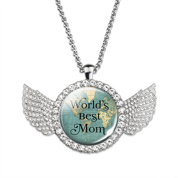 Best Mom Quote Necklace